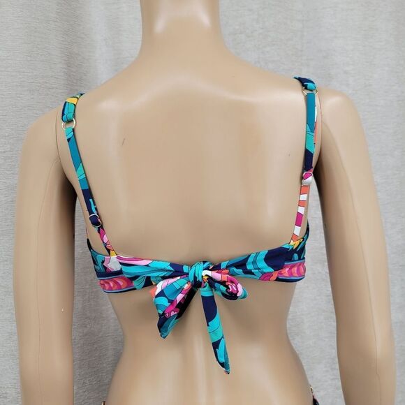 Trina TurkWomen's India Garden Printed Hardware Bikini Top and Bottonms - Picture 7 of 13